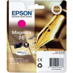 Inkoustová cartrige, Epson WorkForce WF-2540WF, WF-2530WF, magenta, C13T16234010, 3.1 ml.