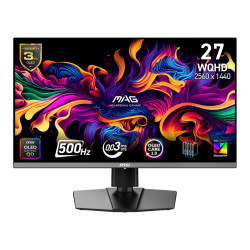 MSI MAG 272QP X50 QD-OLED 26,5" 2560 x 1440 0,03ms 300nitů 1 500 000:1 500Hz   Pivot USB-C  