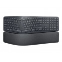 Logitech ERGO K860 Split Keyboard for Business - Klávesnice - bezdrátový - Bluetooth LE - AZERTY - francouzská - grafit