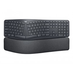 Logitech ERGO K860 Split Keyboard for Business - Klávesnice - bezdrátový - Bluetooth LE - AZERTY - francouzská - grafit