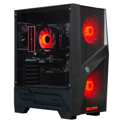 HAL3000 MEGA Gamer Pro Intel i5-12400F 32GB DDR5 RTX 5060 1TB PCIe SSD WiFi W11