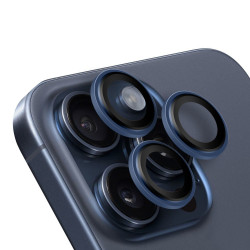 OBAL:ME Ochrana Čoček pro Apple iPhone 15 Pro 15 Pro Max Blue Titanium