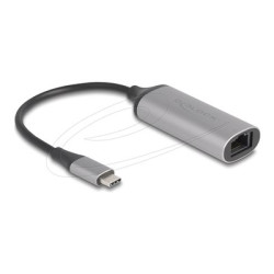 Delock - Sítový adaptér - USB-C - 10M 100M 1G 2.5G 5 Gigabit Ethernet x 1 - antracit