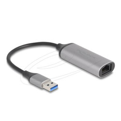 Delock - Sítový adaptér - USB-A - 10M 100M 1G 2.5G 5G Gigabit Ethernet x 1 - antracit