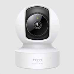 TP-Link Tapo C222 domácí-indoor kamera, (4MP, 2K QHD 1440p, IR 12m, WiFi, 1x100Mb s, micro SD card)