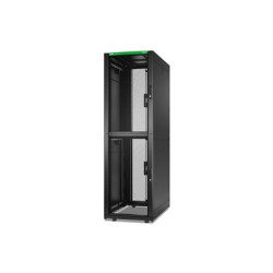 APC NetShelter SX Colocation - Rozvadec stojanový skrín - 2 x 600W x 1070D mm, with sides - podlahové provedení - cerná - 42U - 19" - kompatibilní s TAA