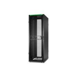 APC NetShelter SX - Rozvadec stojanový skrín - 2258H x 750W x 1200D mm, s bocnicemi - podlahové provedení - cerná - 48U - 19" - kompatibilní s TAA
