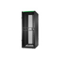 APC NetShelter SX - Rozvadec stojanový skrín - 1991H x 750W x 1070D mm, s bocnicemi - podlahové provedení - cerná - 42U - 19" - kompatibilní s TAA