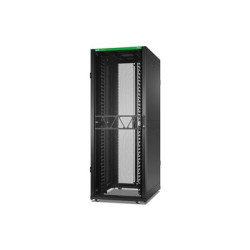 APC NetShelter SX - Rozvadec stojanový skrín - 1991H x 750W x 1070D mm, s bocnicemi - podlahové provedení - cerná - 42U - 19" - kompatibilní s TAA