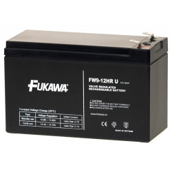 FUKAWA olověná baterie FW 9-12 HRU do UPS APC AEG EATON Powerware 12V 9Ah životnost 5 let Faston F2-6,3mm