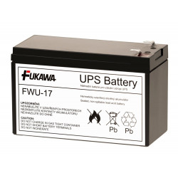 FUKAWA olověná baterie FWU17 do UPS APC náhradní baterie za RBC17 12V 9Ah životnost 5 let
