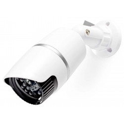 NEDIS atrapa bezpečnostní kamery s infračervenou LED bullet IP44 venkovní bílá