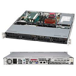 SUPERMICRO 1U chassis 4x 3,5" HS SAS SATA, 350W (80PLUS Platinum)