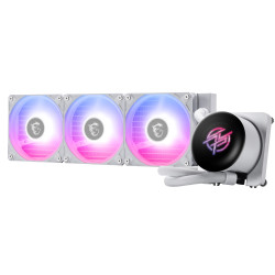 MSI vodní chladič CPU MPG CORELIQUID P13 360 WHITE 3x 120mm ARGB fan 2,1" display bílý