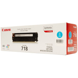 Canon originální toner CRG-718C LBP-7200 7660 7680 MF-80x0 MF724 2900 stran Azurový