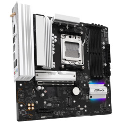 ASRock A620AM Pro RS WiFi AMD A620A AM5 4x DDR5 DIMM 3x M.2 HDMI DP USB-C WiFi mATX