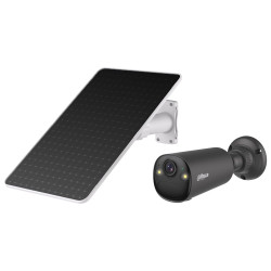 DAHUA IP kamera KIT BF4CA-4G Bullet 4G 4Mpix objektiv 2,1mm H.265 krytí IP66 IR až 20m + 8W solární panel (černý)