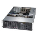 SUPERMICRO 3U chassis 8x 3,5" HS SAS SATA, 2x 5,25", slimDVD, 2x800W (80+titanium)