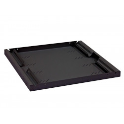 Triton Polička s perforací 1U 150mm,černá, max. nosnost 15Kg