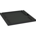 Triton Polička s perforací 1U 550mm černá nosnost 80kg
