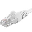 PremiumCord Patch kabel Cat5E UTP, délka 2m, bílá