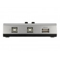 Delock - USB periferní sharing switch - 2 x USB 2.0 - desktop