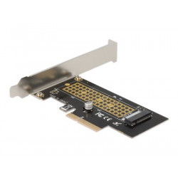 Delock - Řadič úložiště - M.2 - 1 Kanál - M.2 NVMe Card - PCIe 4.0 x4