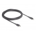 Delock - Kabel Lightning - USB-C s piny (male) do Lightning s piny (male) - 2 m - šedá - pro Apple iPad iPhone iPod (Lightning)