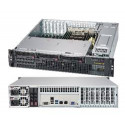 SUPERMICRO 2U short depth chassis 3x 3,5" HS SAS SATA, DVD, 2x800W (titanium)