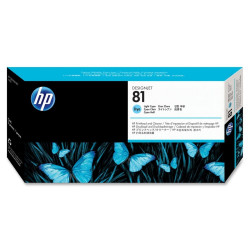 HP (81) tisková hlava světlá azurová pro DSJ 5x00, C4954A originál