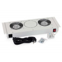 Triton 19“ ventilační jednotka pro nástěnné rozvaděče, 2 ventilátory, bimetalový termostat