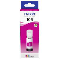 Epson inkoustová náplň C13T00R340 106 EcoTank L7160 L7180 Magenta