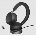 Jabra Evolve2 75 Stereo ANC USB-C BT Bezdrát Stand Béžová