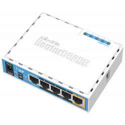 MikroTik RouterBOARD RB951Ui-2nD, hAP,CPU 650MHz, 5x LAN, 2.4Ghz 802.11b g n, USB, 1x PoE out, L4