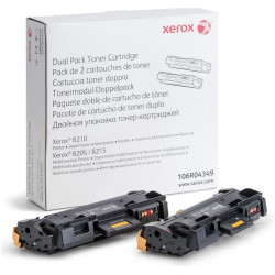 Xerox originální toner 106R04349 dualpack (černý, 2x 3000str.) pro B210 B205 B215