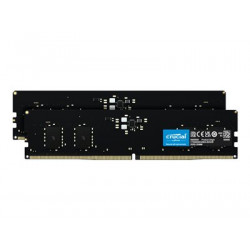 Crucial - DDR5 - sada - 16 GB: 2 x 8 GB - DIMM 288-pin - 4800 MHz PC5-38400 - CL40 - 1.1 V - bez vyrovnávací paměti - bez ECC