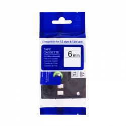 PRINTLINE kompatibilní páska s Brother TZE-S511, 6mm, černý tisk modrý podklad, extra adhezivní