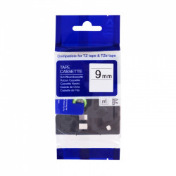 PRINTLINE kompatibilní páska s Brother TZE-525, 9mm, bílý tisk modrý podklad