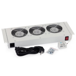 Triton 19" Vent.j.spodní(horní) pro RBA-A6, RUA-3V-220V 45W termostat