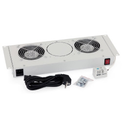 Triton 19" Vent.j.spodní(horní) pro RBA-A6, RUA-1V-220V 15W termostat