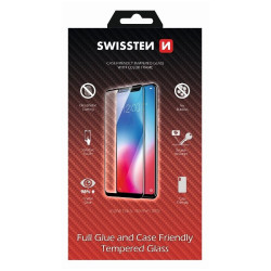 Swissten sklo Full Glue , Color frame, Case friendly pro Apple iPhone 6 6S bílé