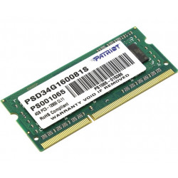 PATRIOT Signature 4GB DDR3 1600MHz SO-DIMM CL11 PC3-12800