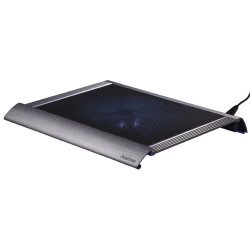 HAMA chladící stojan pro notebook Titan do 17,3" USB LED podsvícení titanově šedý