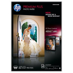 HP Premium Plus Glossy Photo Paper, 20 listů A4 210 x 297 mm