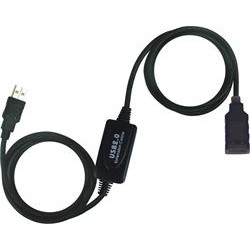 PremiumCord USB 2.0 repeater a prodlužovací kabel A M-A F 10m