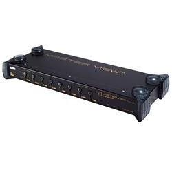 ATEN 8-port KVM PS 2, OSD, rack 19"