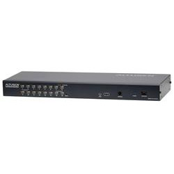 ATEN 16-port OverNet Cat5 KVM PS 2+USB, OSD, rack, SUN, PON, VNC