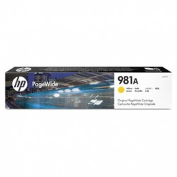 HP originální ink J3M70A, No.981A, yellow, 6000str., 70ml, HP PageWide Enterprise Color 55