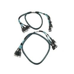 INTEL 875mm long, Cable Kit Oculink 2U 8 port Switch Card for Riser 1 or 2 to Middle Drive Bay