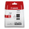 Canon originální ink PGI-550XL BK TWIN, 6431B005, black, 2x22ml, Canon MAXIFY MG66